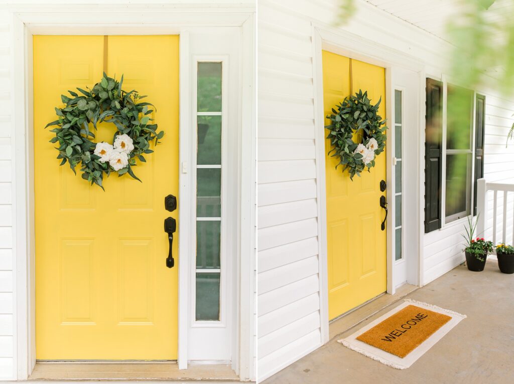 Sunny Yellow Front Door