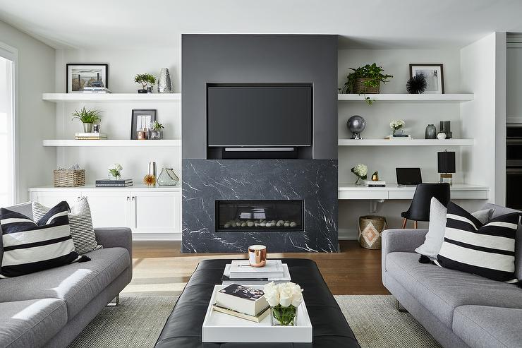 Black Marble with Dark Walls