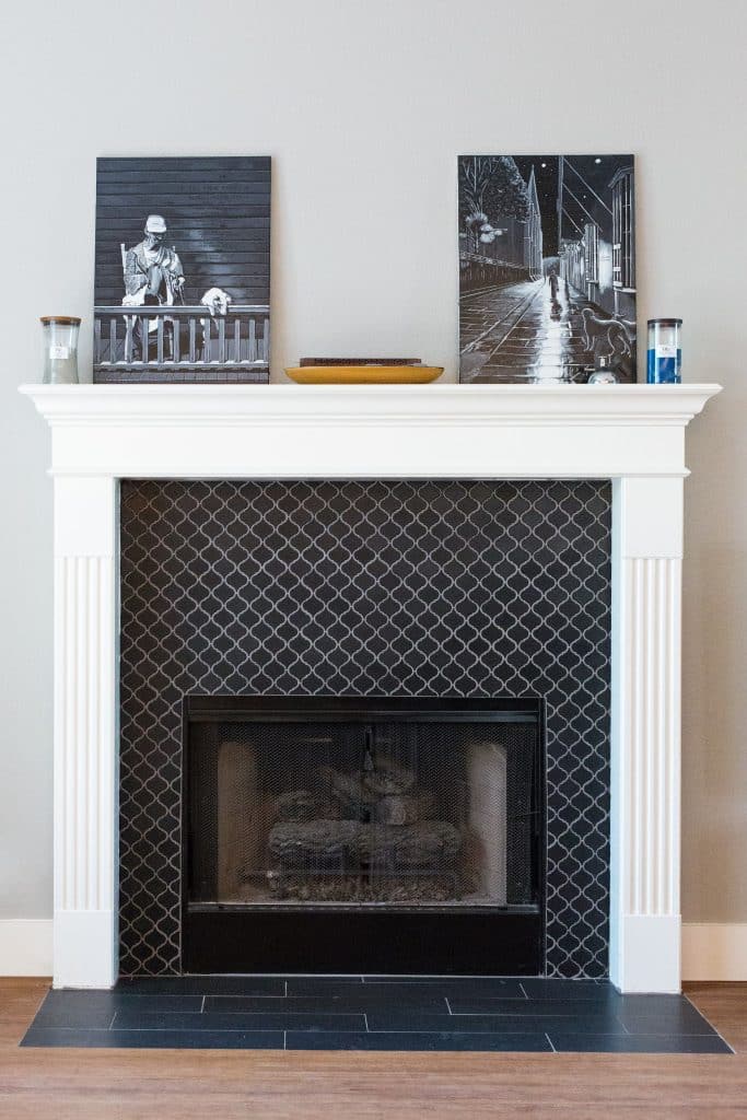 Simple Black Square Tile With Matching Black Layer