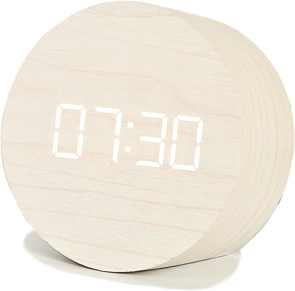 Beautiful Round Design Digital Alarm Clock
