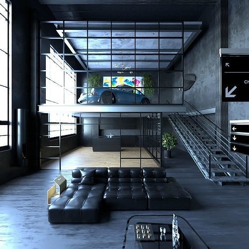 Get Your Man Cave Through 3D Rendering