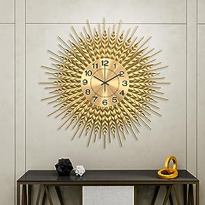 Gold Format Wall Clock