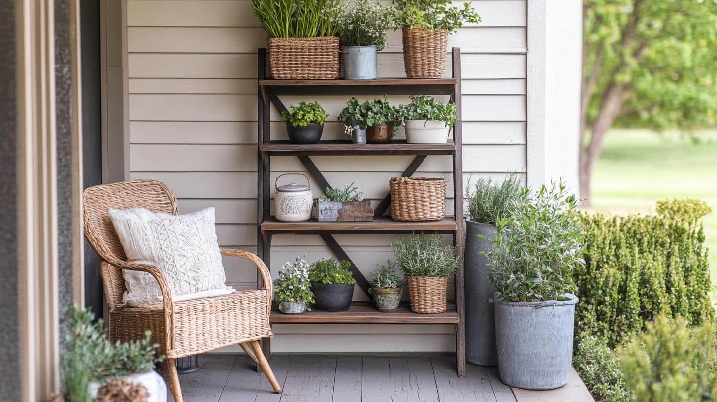 Rustic_Ladder_Shelf_Display