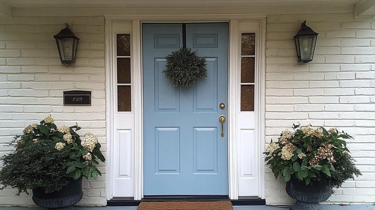 Soft_Blue_Painted_Front_Door