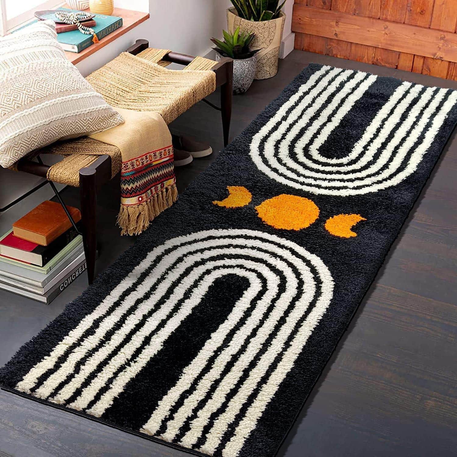 Boho_Bathroom_Long_Abstract_Runner_Rug