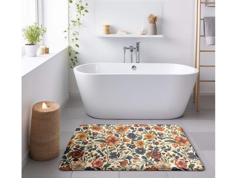 Floral_Boho_Bath_Mat