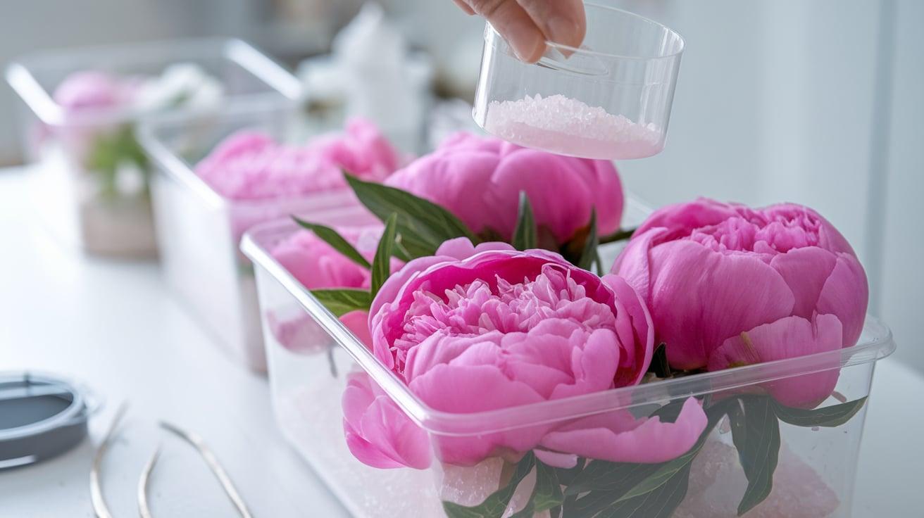 I_Using_Silica_Gel_to_Dry_Peonies