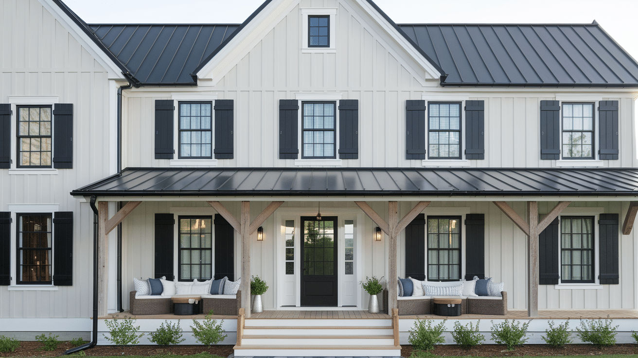 Classic_Farmhouse_with_Grey_Board_and_Batten_Siding