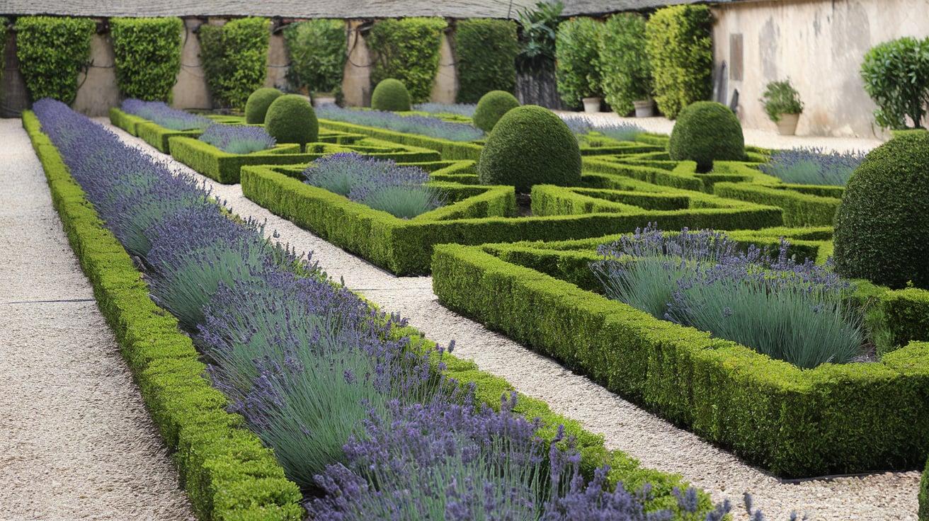 Clipped_Boxwood_and_Lavender_Borders