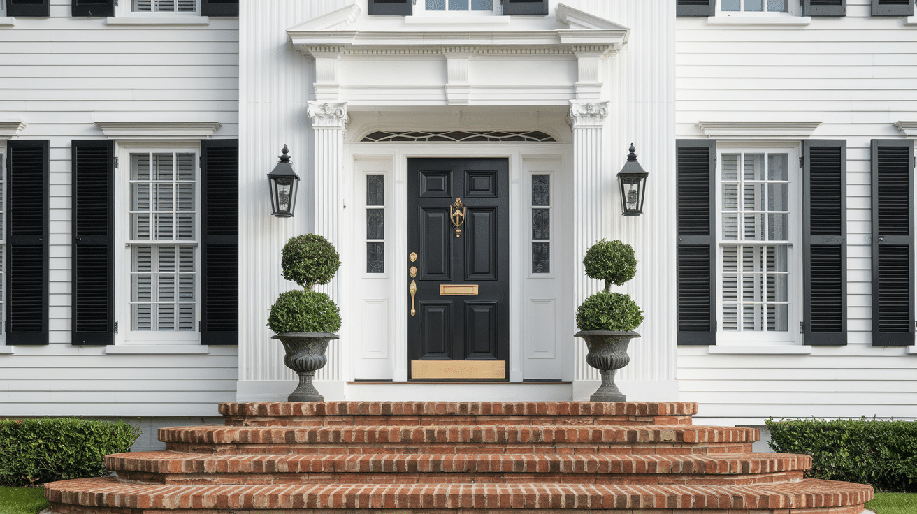 The_Classic_Colonial_with_a_Black_Door