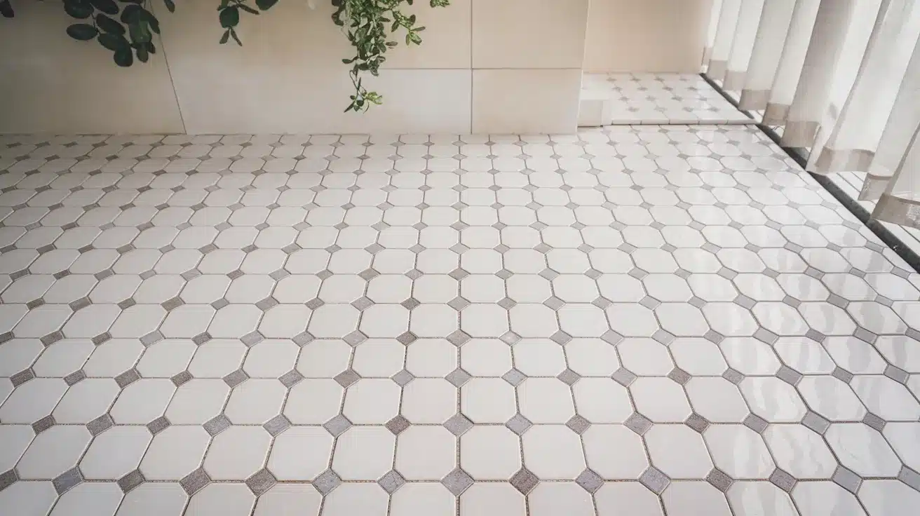 White_Tile_with_Gray_Grout