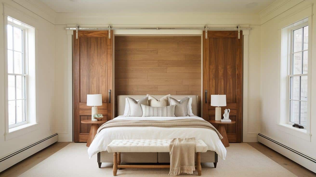 Bedrooms-_Warm_Wood_Doors_with_Crisp_White_Trim