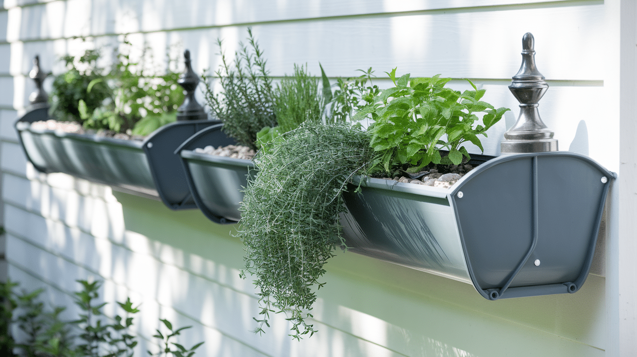 Hanging_Gutter_Herb_Garden