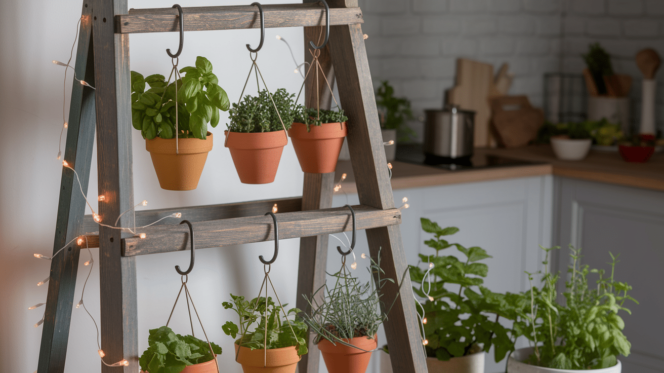 Ladder_Hanging_Herb_Garden