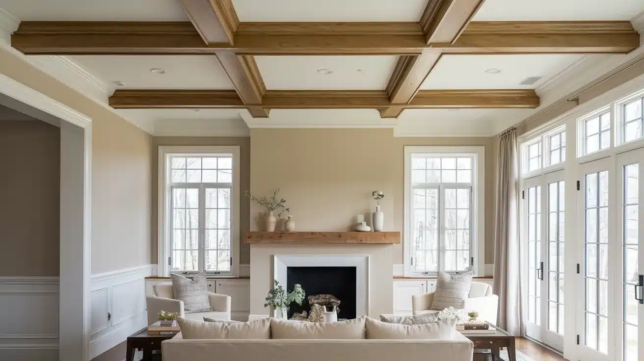 Living_Room-_Cozy_Contrast_with_Wood_Beams_and_White_Baseboards