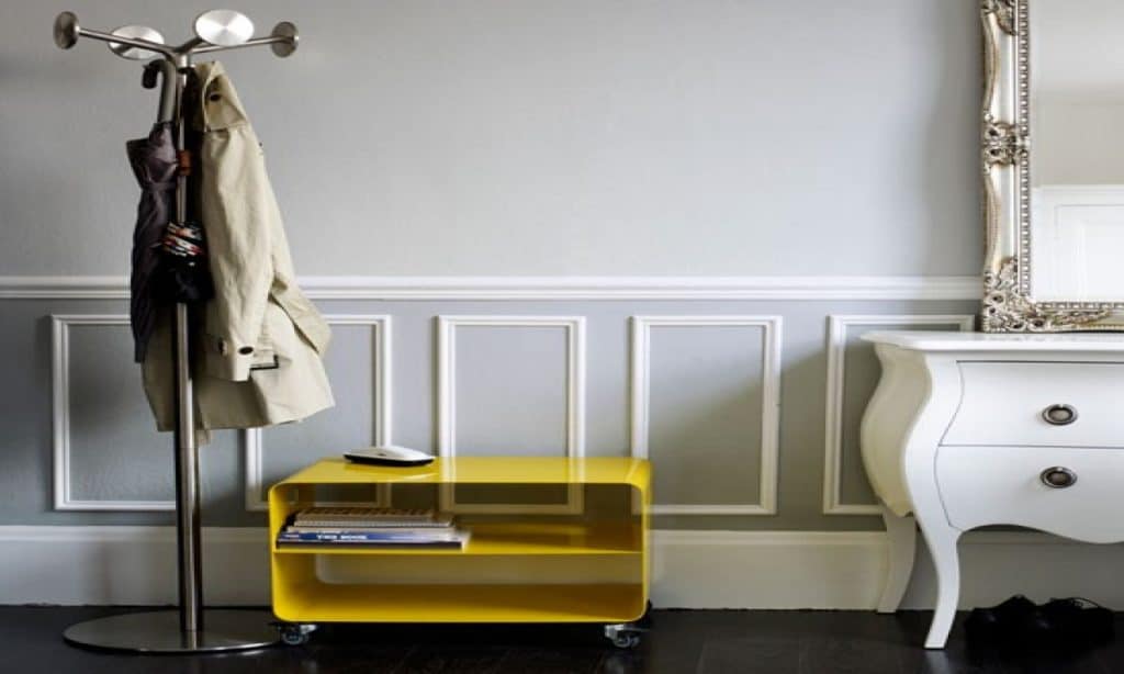 A Modern Way to Use A Chair Rail