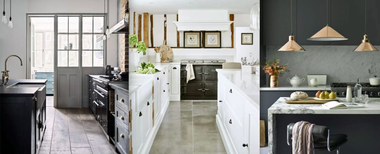 Black Hardware On White Cabinets for a Classic Kitchen