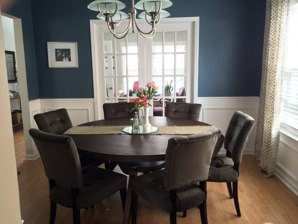 Blend of Chair Rail Shelf and Wainscoting