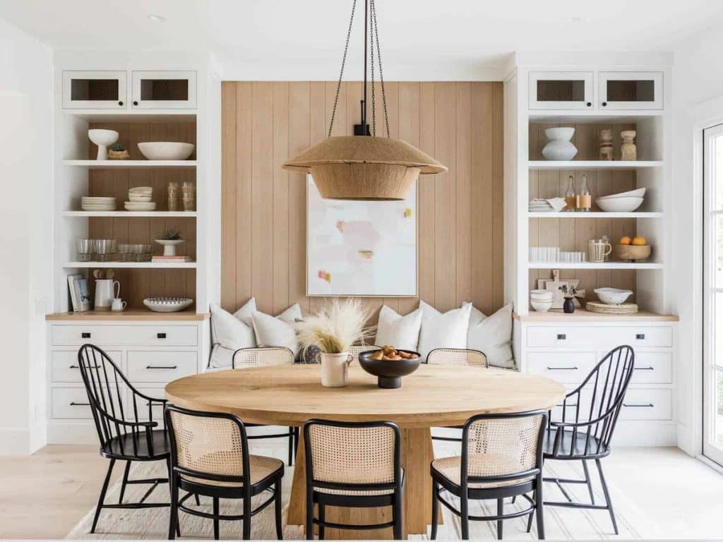 Farmhouse Dining Room with a Seasonal Touch
