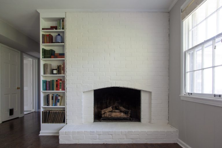 Limewash Brick Fireplace Ideas for Added Natural Texture