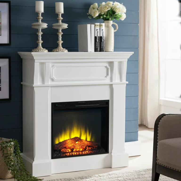 Mantel-Less Fireplace