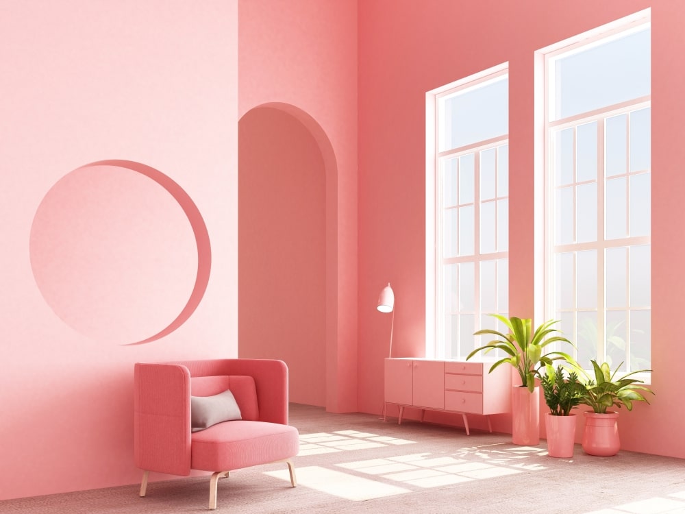 Pink Sky by Clare for Office Paint Color