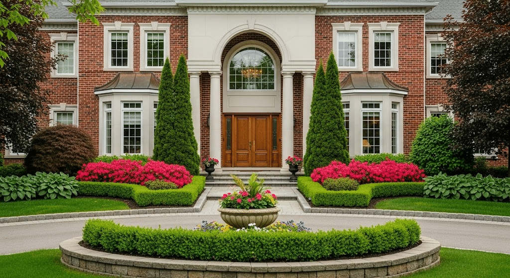 Ringshaped Driveway Design