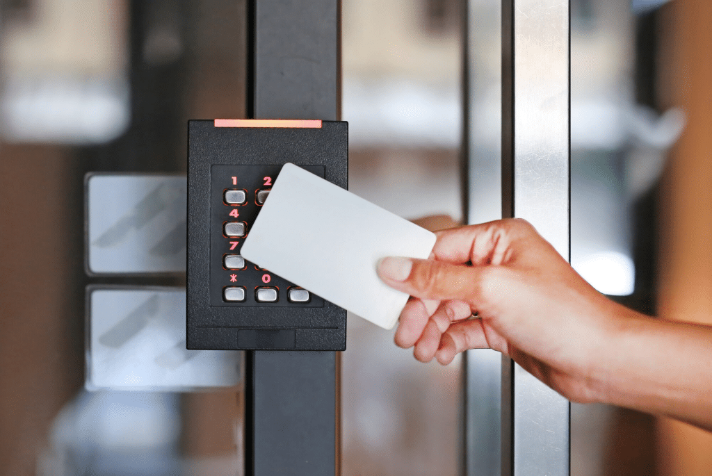 Access Cards Used to Open Doors