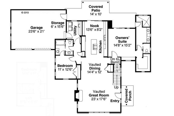 Barndominium Floor Plan with Loft