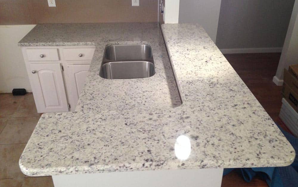 Classic Beauty with Moon White Granite