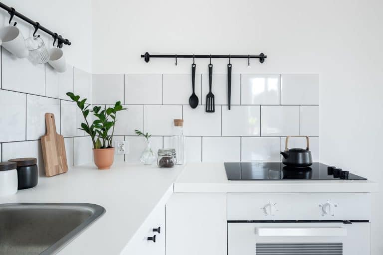Classic White Subway Tile with Black Grout Designs