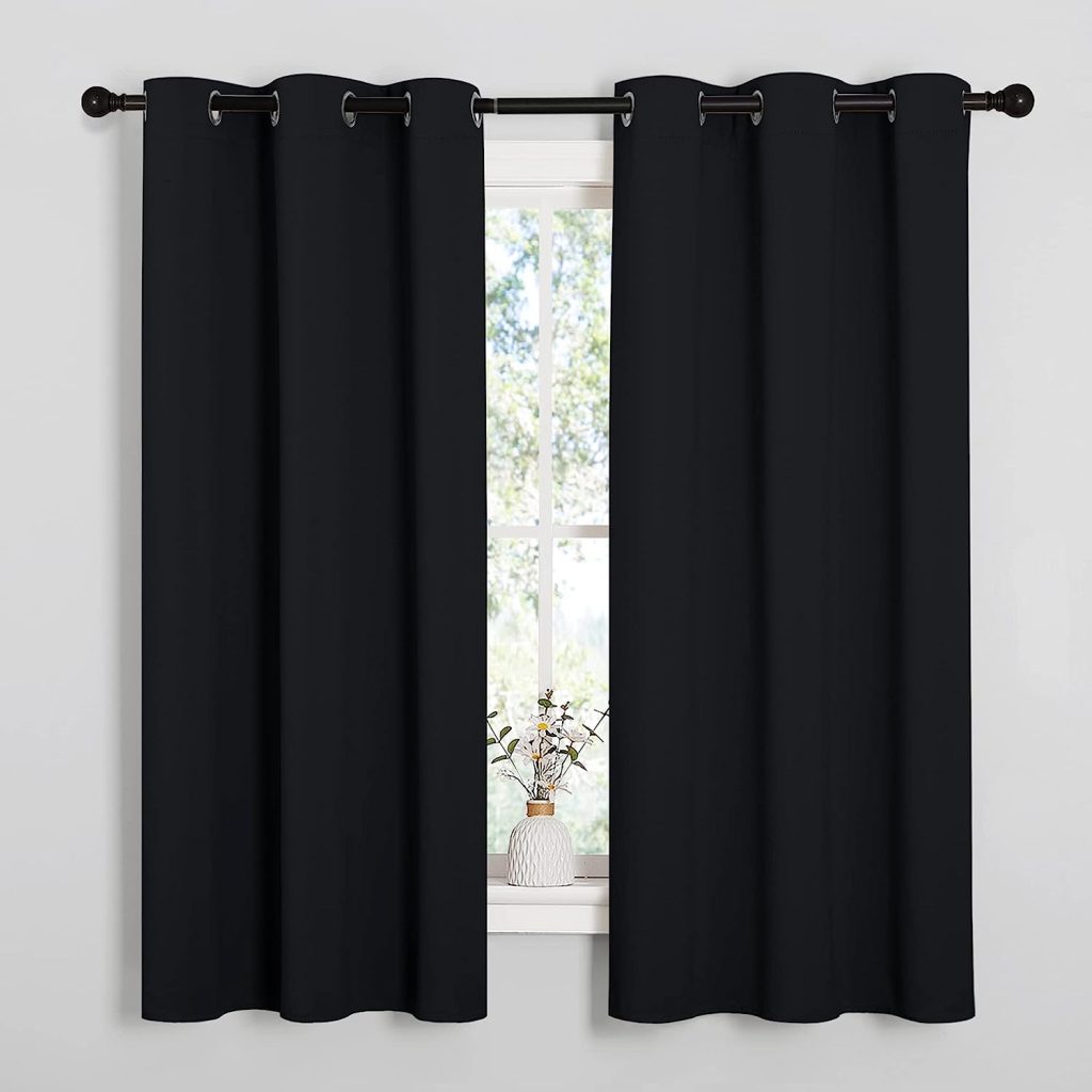 Complete Darkness with Blackout Curtains