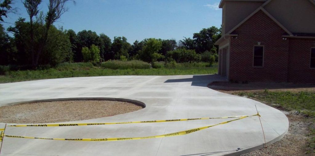 Concrete Circle Driveway
