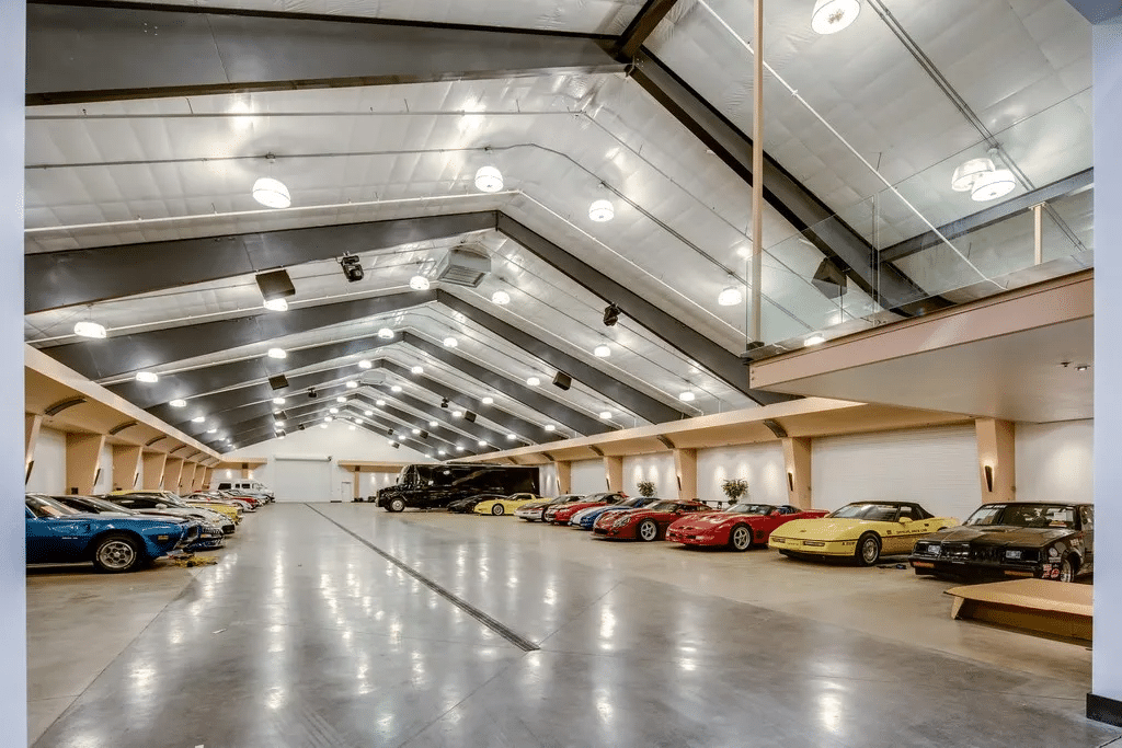 Exploring a Large Parking Area and Gray Garage .jpg