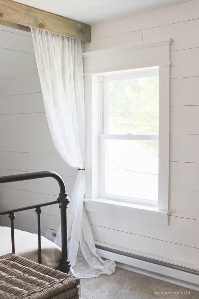 Flat White Interior Window Trim