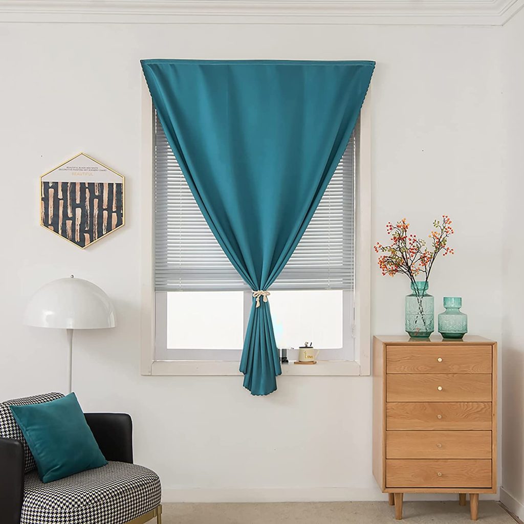 Layering of Blinds and Curtains