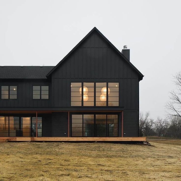 Mixing Wood with Black Siding