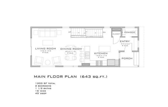 Modest Barndominium Floor Plan