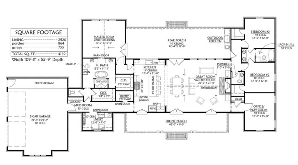 Penny Barndominium House Plan