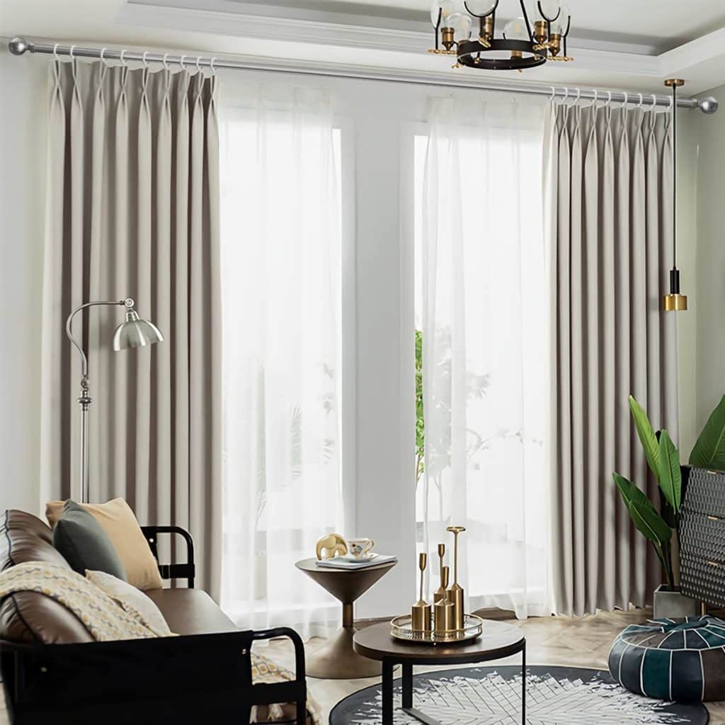 Refined Pinch Pleats Curtains