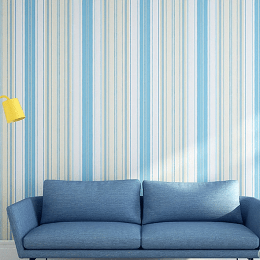 Shining Blue Strip and Stick Wallpaper .jpg