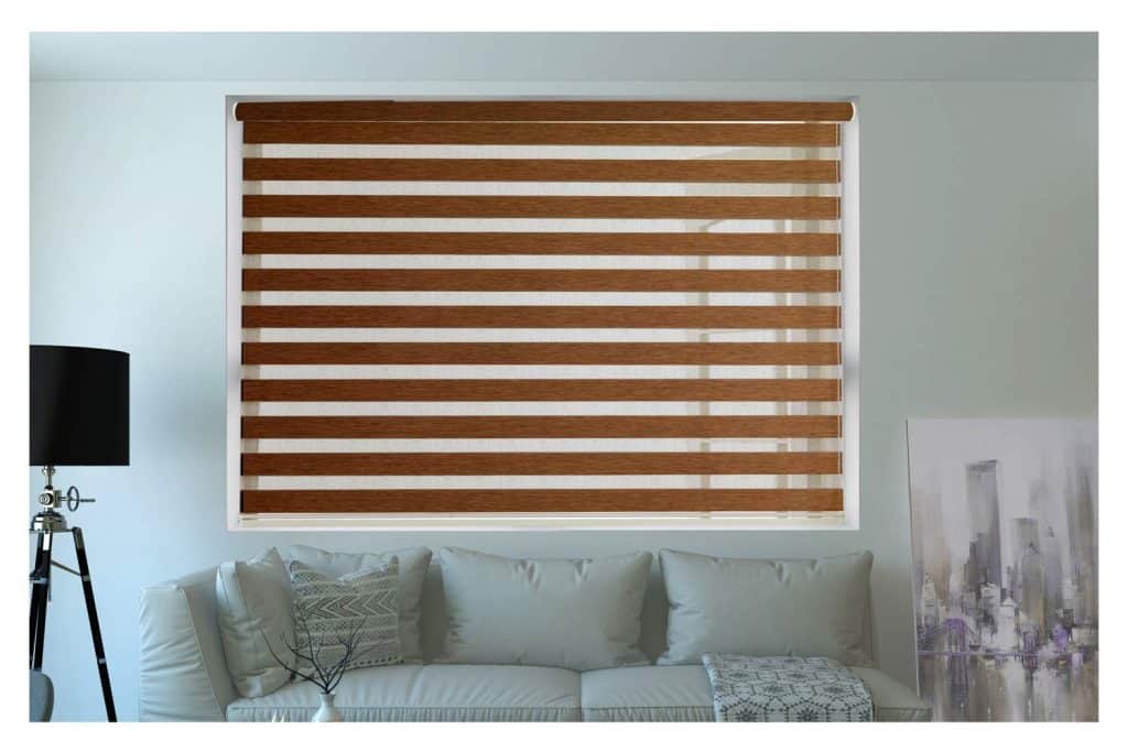 Simple Wooden Types of Blinds for Windows