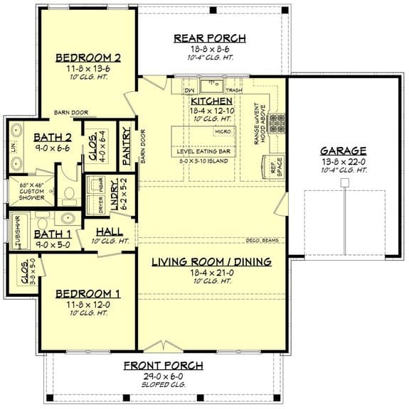 Small Barndominium Floor Plan