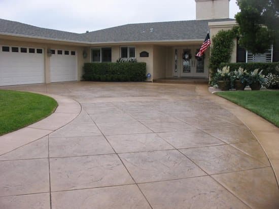 Stamped Concrete Driveway