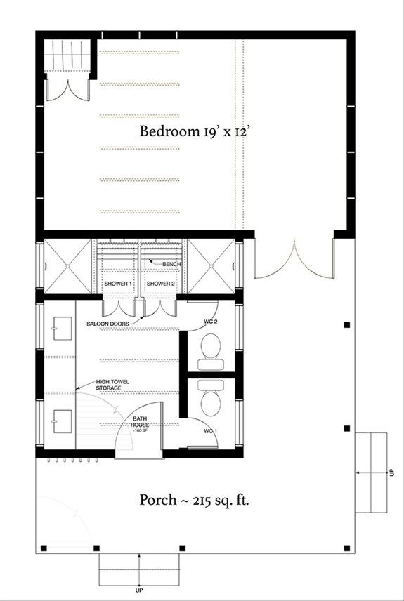 Tiny Barndominium Floor Plan