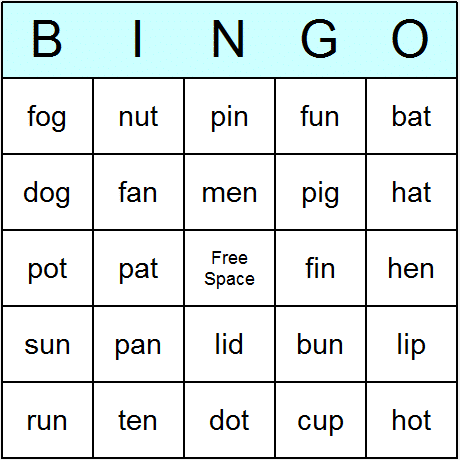 CVC Bingo