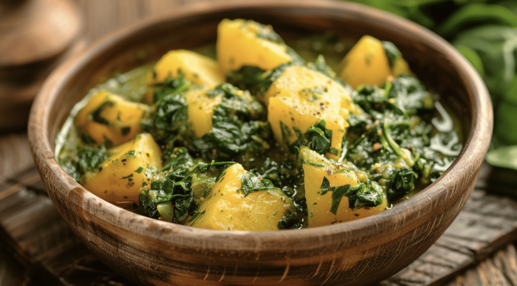 Saag Aloo (India)
