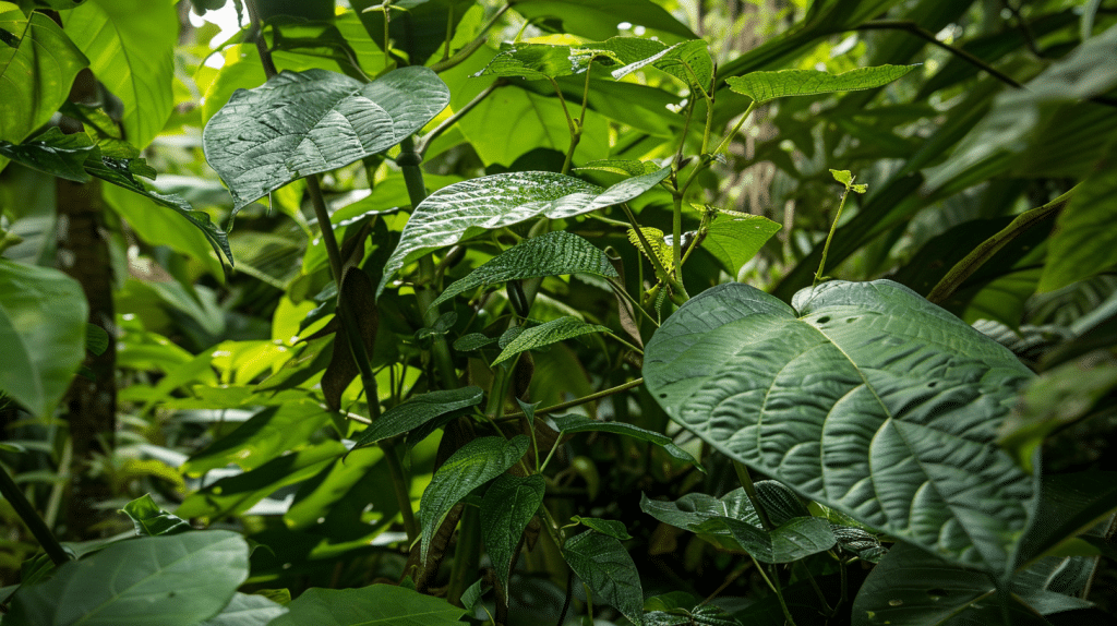 Velvet Bean Leaves