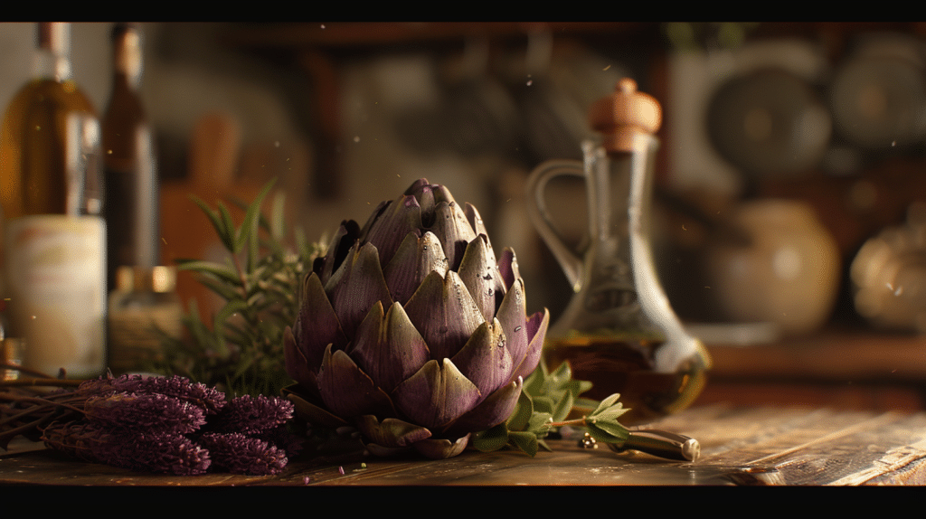 Violet de Provence artichoke