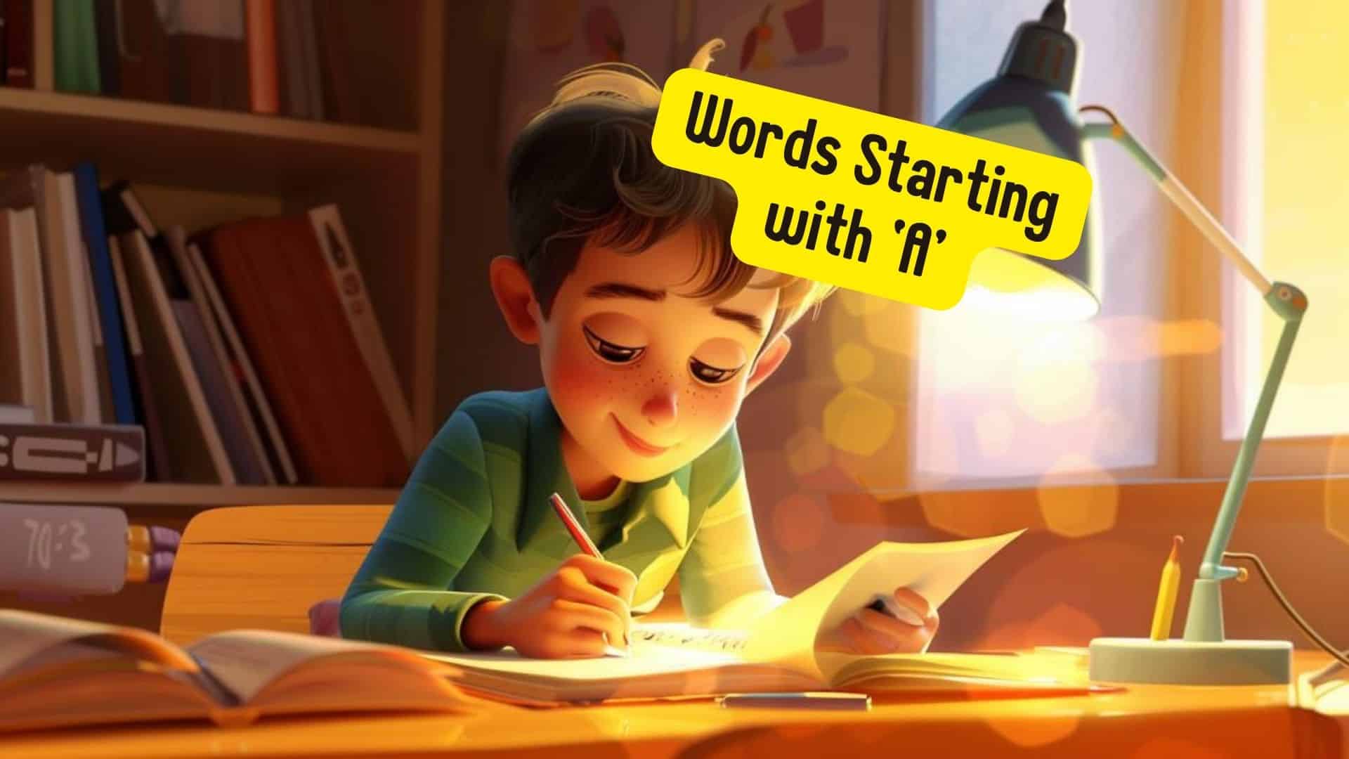 Kid-Friendly Words That Start with 'A'